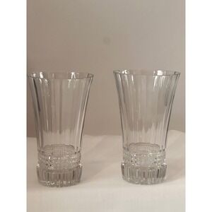 Cristal d'Arques Durand Victoria 2 Water Glasses Lead Cry'stal Clear 6.25‎